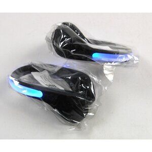 LED 2PCS Clip Shoe Lights Night Safety for Outdoor Running Walking Cycling blue